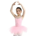 thumbnail image 3 of inhzoy Kids Girls Mesh Splice Princess Ballet Dance Tutu Dress,Sizes 4-12 Pink 6, 3 of 9