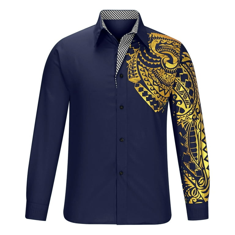mens 2x dress shirts Men's 2X Large Long Sleeve Button Down Dress Shirt Black White Long