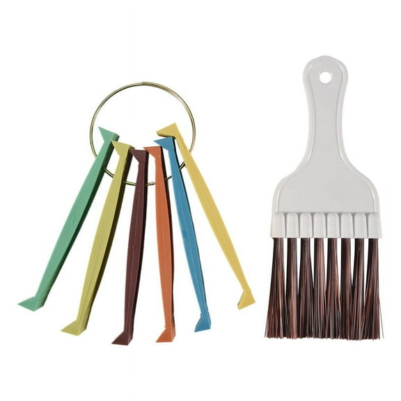 FCR6 Ring Fin Comb Set, Air Conditioner Fin Comb Straighten Evaporator Condensor Coils, AC Fin Comb Straightener