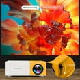 thumbnail image 2 of Mini Hd Projector, Portable Projector/Outdoor Camping/Home Theater/Office/Team, 2 of 4
