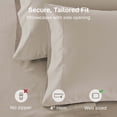 thumbnail image 4 of California Design Den Pillow Covers King Size Set of 2 - 600 Thread Count, 100 Percent Cotton Pillow Cases, Fits King Size Pillows - Soft Linen, 4 of 8