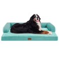thumbnail image 1 of Cama ortopédica grande para perros MEKIY 135 x 107 x 20 cm, color azul aguamarina, 1 of 9
