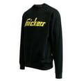 thumbnail image 2 of Snickers Workwear Men's Black Yellow Logo Crew Neck Sweater, 2 of 5