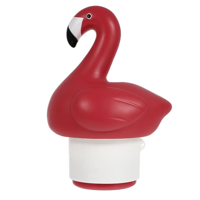 EeaseMX Dispensador de cloro flotante Flamingo Pool, soporte para pastillas de cloro