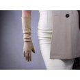thumbnail image 3 of Women's Cashmere Blend Long Gloves Winter Warm Stretchy Opera Driving Fingerless Mitts, 3 of 5