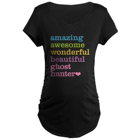 

CafePress - Amazing Ghost Hunter Maternity T Shirt - Maternity Dark T-Shirt