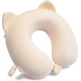 thumbnail image 2 of 1 pcs Kid\'s Cat Travel Pillow, Memory Foam, for Airplanes, Car Rides, Train Commutes (11.8 x 11.8 x 3.9 in), 2 of 4