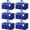 Blue, variant on Homaryx 6 Pack Extra Heavy Duty Large Moving Bags with Strong Zipper & Comfortable Handles, Sturdy & Durable Clothes Storage Bags Totes Bins, Packing Moving Boxes for College Supplies, Pink