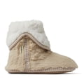 thumbnail image 2 of Dearfoams Women's Beth Faux Fur Fold Down Fuzzy Bootie House Slipper Boot, 2 of 9