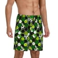 thumbnail image 2 of Bingfone Soccer1 for Men's Short Pajama Pants, Elastic Waist Drawstring Summer Shorts-3X-Large, 2 of 6