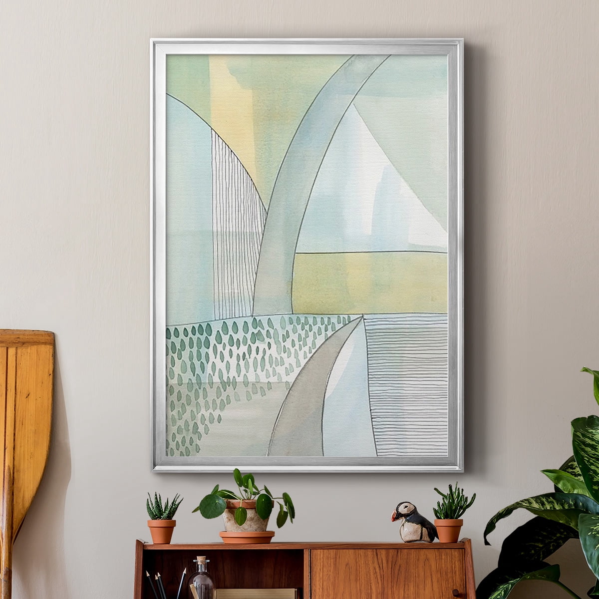 Mint Reflection II Premium Framed Print, in Gold, Black, or Silver - Ready to Hang