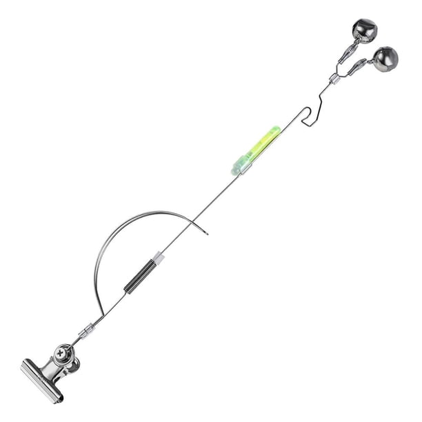Alarma de pescado, alarma de mordedura de pesca ajustable, aparejos de carpa, equipo de pesca antioxidante