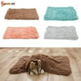 thumbnail image 2 of Spencer Pet Dog Cat Plush Fur Sleep Mat Blanket Reversible Double Layer Washable Cushion Pet Bed for Small Medium Large Dogs & Cats, 2 of 9
