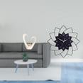 thumbnail image 2 of Reloj de pared de escritorio con forma de corazón, figura acrílica silenciosa sin , reloj de pared grande de cerámica, decoración moderna y crea, 2 of 8