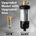 thumbnail image 3 of iSpring Whole House Water Filter System w/Jumbo-Sized Spin Down Sediment Filter, Polyphosphate Anti-Scale, GAC+KDF, and Carbon Block Water Filters, Water Descaler and Filter, Model: WGB32B-KDS+WSP50J, 3 of 7