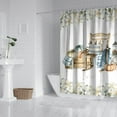 thumbnail image 2 of Rideau de Douche Récolte de Citrouille de l'Action de Grâce, Rideau de Spectacle Lavable avec Crochets Tissu Polyester Basique Rideaux de Salle de Bain pour Jour de l'Action de Grâce Fête d'Automne Décoration Maison, 2 of 5
