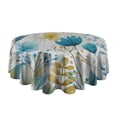 thumbnail image 5 of Design Pattern Round Tablecloth 60 Inch – Waterproof Polyester Table Cover with Full Print Design, Wrinkle Resistant & Washable for Kitchen Dining Party Decor, 5 of 6