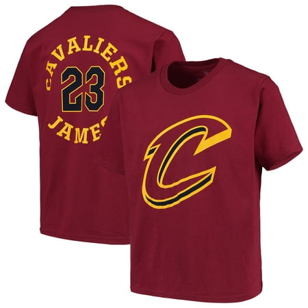 LeBron James Cleveland Cavaliers Fanatics Branded Youth Roundabout Name & Number T-Shirt -