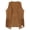 Brown, variant on Men's Western Cowboy Vest Fringe Hippie Tank Top Faux Suede Leather Tassel Waistcoat Brown XXL