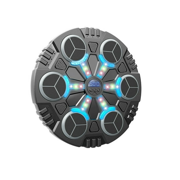 Hyasfey Music Boxing Machine with Gloves Wall Mounted 3 Speed Adjustable Smart LED Boxing Training Target Punching Pad Home Gym Workout Equipment