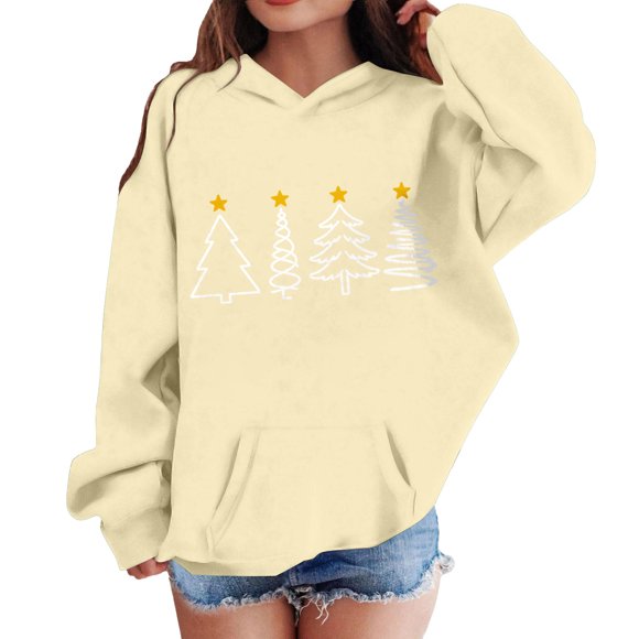 Sudadera con capucha para niñas y niños, sudadera de manga larga con cuello redondo y estampado de moda, jersey con bolsillo, sudadera de poliéster para niñas