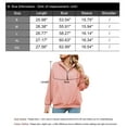 thumbnail image 2 of Sweatshirts for Women Quarter Zip Up Drop Shoulder Long Sleeve Oversized Sweatshirt Pullover Jumper Alsol Lamesa, 2 of 6
