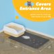 thumbnail image 3 of Alfombrilla de arena para gatos Powools, grande, 60 x 38 cm, impermeable, gris, 3 of 6