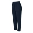 thumbnail image 6 of SELONE Navy Womens Linen Pants with Pockets Plus Size Lounge Pants Cotton Linen Elastic Waist Cropped Trouser Loose Casual Long Beach Pants Solid Straight Lightweight S Tall Breathable Summer Clothes, 6 of 6
