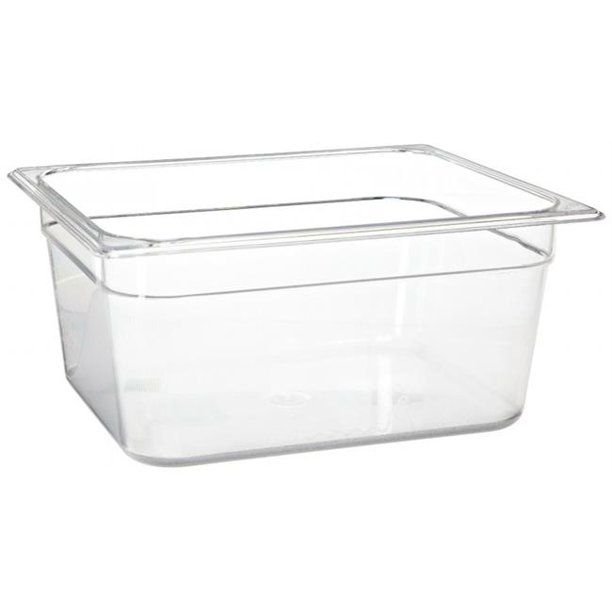 Rubbermaid Commercial 125PCLE 0.33 Quarts Cold Food Pans, Clear