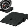 thumbnail image 2 of Firefly Hope Practical Lightweight Portable Plastic Threshold Ramp - 27*25*7cm Black for Easy Access, 2 of 4