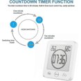 thumbnail image 3 of 2024 Waterproof Shower Clock, Touch Shower Timer Clock (white), 3 of 5