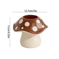 thumbnail image 3 of Mushroom Desk Organizer for Pens, Pencils, Makeup Brushes – Cute Plastic Storage Box for Students and Office Supplies, 3 of 6