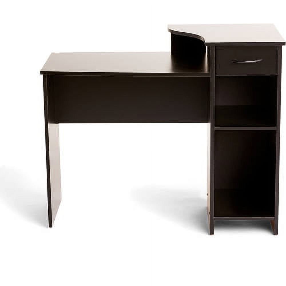 Mainstays Student Desk with Easy-glide Drawer, Blackwood Finish - image 5 of 6