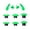 Green, variant on Controller Analog Joystick Buttons Metal Thumbsticks Back Paddles for Game Controller Gaming Accessory