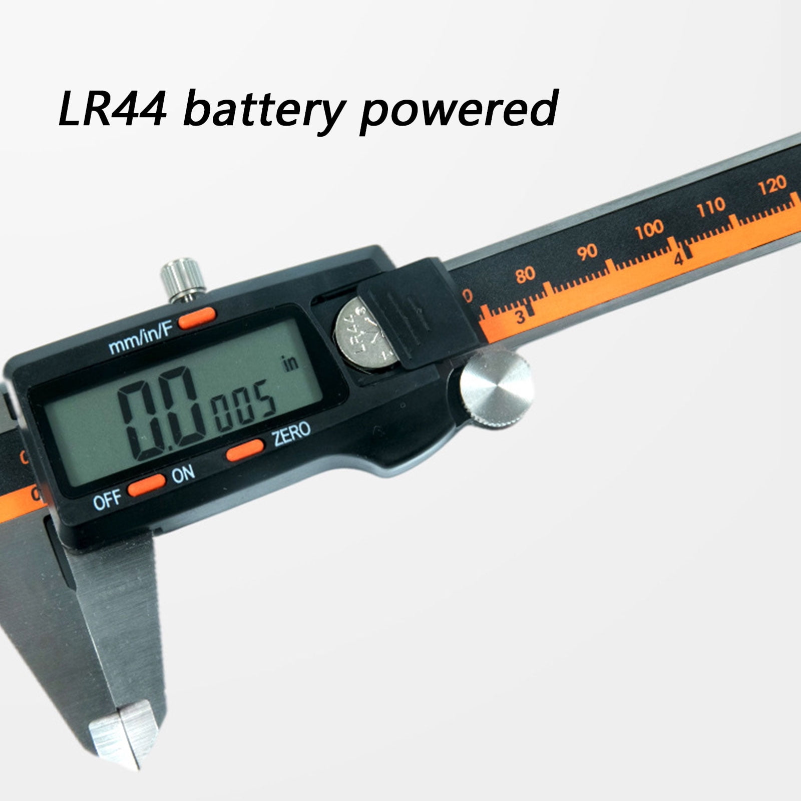 Stainless Steel Digital Caliper 150mm 6Inch with LCD Screen for Engineering & Projects