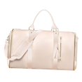 thumbnail image 3 of Bolso de viaje grande Yinane con correa para el hombro ajustable y desmontable Beige, 3 of 8