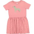 thumbnail image 3 of Inktastic Labrador Girls Toddler Dress, 3 of 5