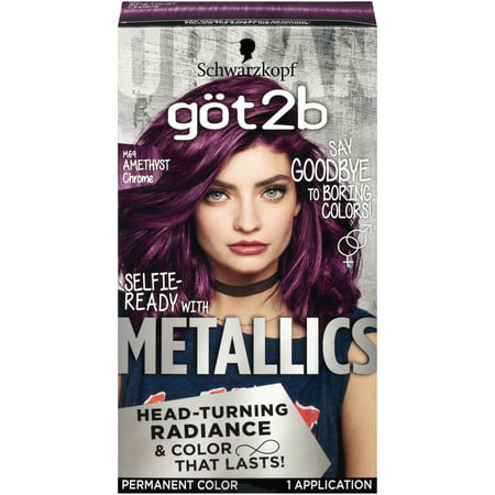 Got2b Metallic Permanent Hair Color, M69 Amethyst