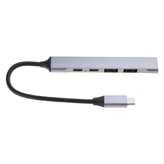 ANXPTIME 4 Ports TypeC HUB Portable USB C Dockng Station PD60W Fast USB A USB C Charging