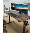 thumbnail image 3 of 48x24 Inch Adjustable Height Memory Electric Standing Desk with 2 Storage Hooks, Sit Stand Up Computer Desk for Home Office (Vintage Brown), 3 of 5