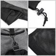 thumbnail image 4 of Portable Drawstring Basketball Backpack Mesh Bag Football Soccer Volleyball Ball Storage Bags Outdoor Sports,1 * Drawstring Backpack,Black & Gray, 4 of 8