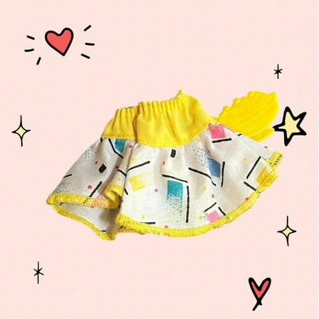 Lol Surprise doll OMG Bartz Skipper Cool Yellow Print Sundae Skirt Doll Clothing