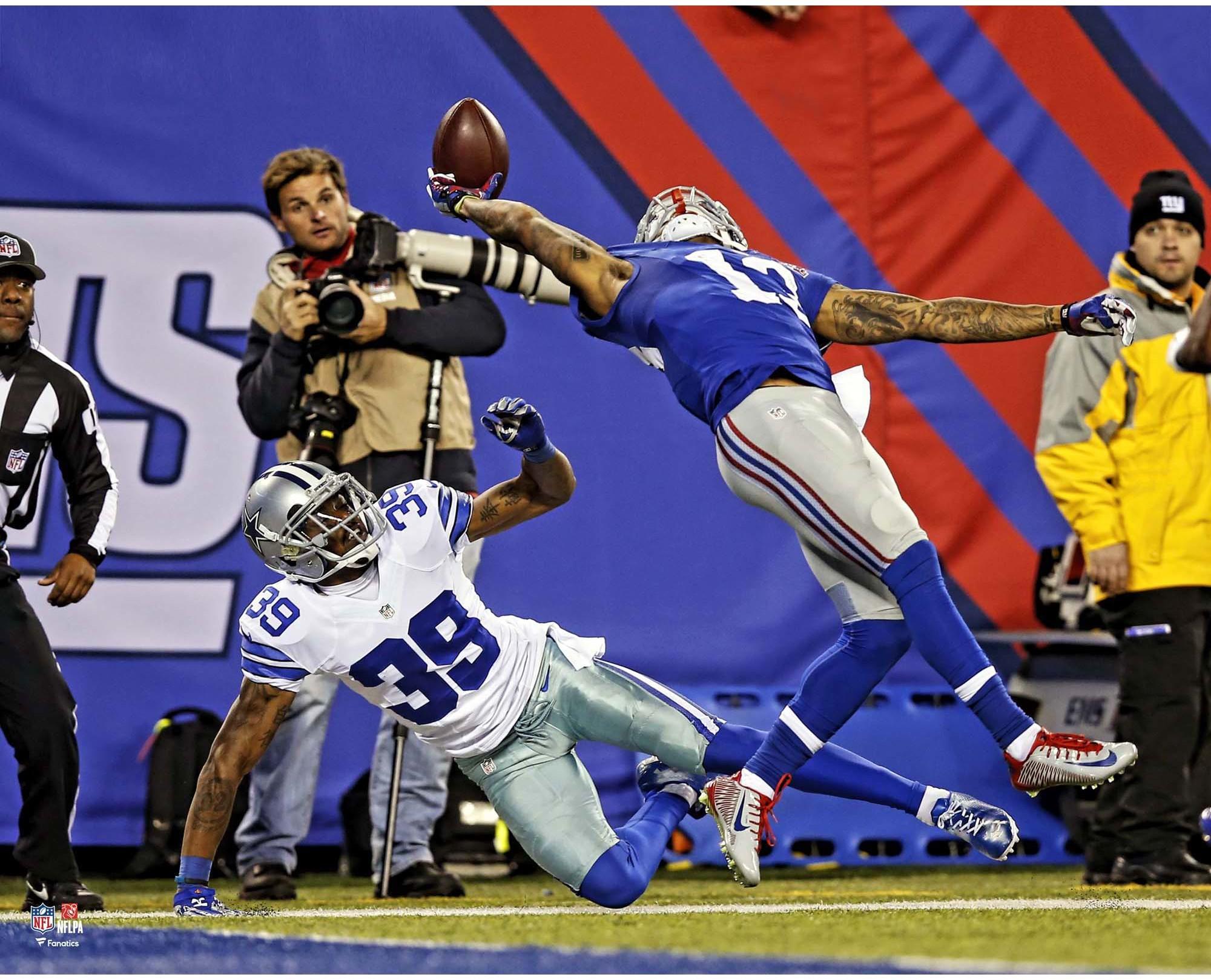 Odell Beckham Jr. New York Giants Unsigned One Handed