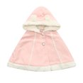 thumbnail image 1 of Richie House Girls' Sweet padding cape with Hood RH1258, 1 of 2