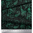 thumbnail image 3 of Soimoi Poly Georgette Fabric Floral & Paisley Printed Fabric 1 Yard 42 Inch Wide, 3 of 3