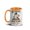 Beanie Ghost, variant on NH2 Creative Cute Halloween Ghost Coffee Mug, Orange Accent 15oz