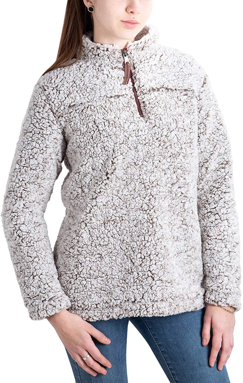 Women's Long Sleeve Fuzzy Frosty Pile 