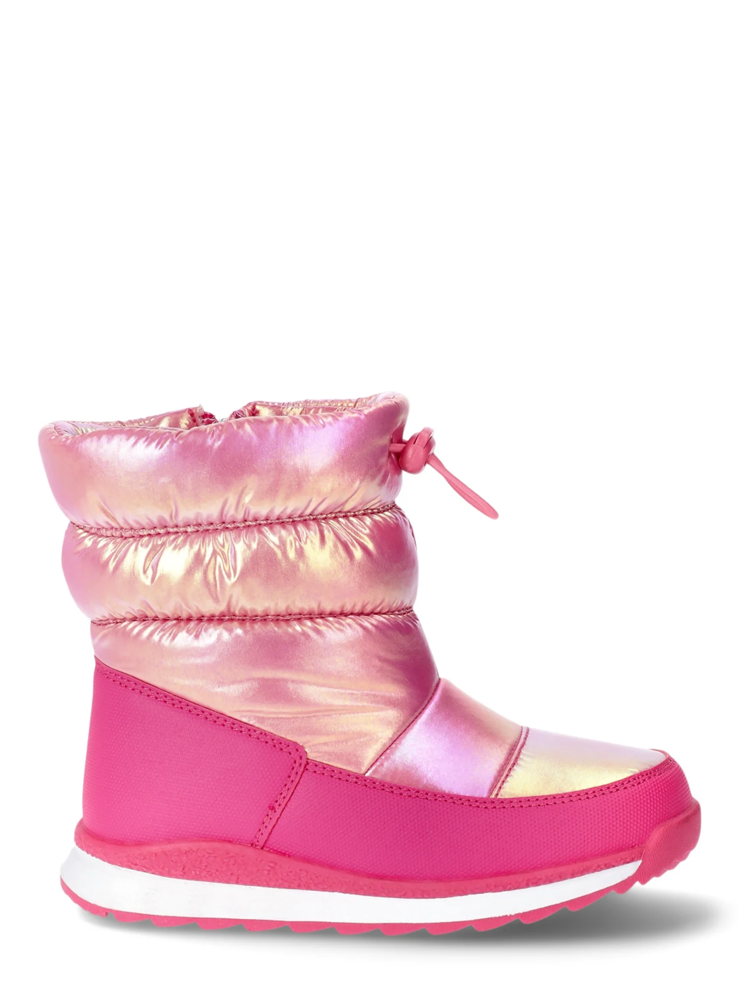 Wonder Nation Girls Iridiscent Winter Sneaker Boot
