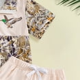 thumbnail image 6 of UngA Toddler Baby Boy Hunting Outfit Mallard Duck Jungle Camouflage Short Sleeve Zipper Tops Shorts Set Infant Summer Clothes (Beige,18-24 Months), 6 of 6