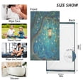 thumbnail image 3 of 2 Pack 100% Cotton Towels Soft Absorbent Towel Set for Bathroom Beach Sports 16x28in Magical Lantern, 3 of 8